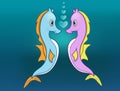 Seahorses in Love