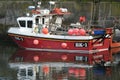 Seahouses, Northumberland, UK, August 2023. Crab and lobster fishing vessel.