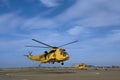 Seaking search and rescue helicopter Royalty Free Stock Photo