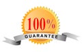 Seal 100% guarantee Royalty Free Stock Photo