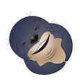Seal animal laugh. Vector character design