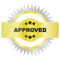 Seal of approval Royalty Free Stock Photo