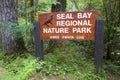 Seal Bay Regional Nature Park Entrance Table Comox Vancouver Island