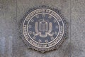 Seal of the Federal Bureau of Investigation in Washington, DC