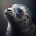 Sea Lion Close Up. Generative AI