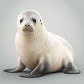 Sea Lion Full Body. Generative AI