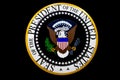 The seal of the president of The United States Royalty Free Stock Photo