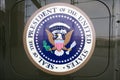 Seal of the President of the United States on display at the Ronald Reagan Presidential Library and Museum, Simi Valley, CA Royalty Free Stock Photo