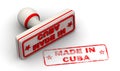 Made in Cuba. The seal