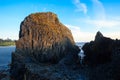 Seal Rock Beach at Sunset in Oregon Royalty Free Stock Photo