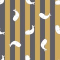 Seal seamless repeat pattern design