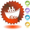 Seal Set - Boat Royalty Free Stock Photo