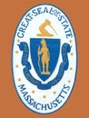 Seal of State of Massachusetts Royalty Free Stock Photo