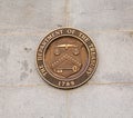 Seal on Treasury Building Washington DC