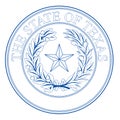 Texas State Seal Royalty Free Stock Photo