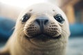 seal winking eye towards camera Royalty Free Stock Photo