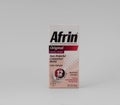 Sealed bottle of Afrin nose drops