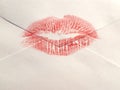 Sealed with a kiss Royalty Free Stock Photo