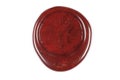 Sealing wax seal Royalty Free Stock Photo