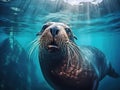 Ai Generated illustration Wildlife Concept of Sealion