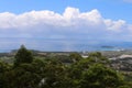 Sealy Lookout Forest Sky Pier at Coffs Harbour Royalty Free Stock Photo