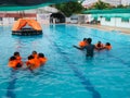 Seaman overboard drill