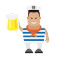 Seaman with pint