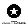 Seaman speciality badge rank icon. Element of Germany army rank icon