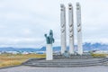 Seaman's monument at Icelandic town HÃÂ¶fn