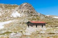 Seamans Hut in Kosciuszko National Park in Australia Royalty Free Stock Photo