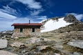 Seamans hut in Snowy Mountains Royalty Free Stock Photo