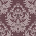 Seamlees damask floral Ornament for design