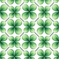 Seamles, Happy St Patrick's Day Background Holiday Illustration. Green Saint Patrick Generative AI design