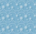 Seamles light blue pattern Royalty Free Stock Photo