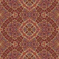 Seamles mosaic kaleidoscopic fractal in medieval style