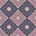 seamles pattern. Moroccan vintage ornament as brown backgrounds