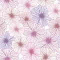 Seamless abstrac floral background.