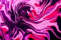 Abstract background of multicolored liquid paint swirls Royalty Free Stock Photo