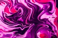 Abstract background of multicolored liquid paint swirls Royalty Free Stock Photo