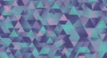 Abstract geometric background with gradient triangles in purple and teal Royalty Free Stock Photo
