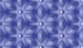 Seamless abstract background - fantastic flowers in hexagonal cells Royalty Free Stock Photo