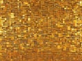 seamless abstract background golden squares Royalty Free Stock Photo