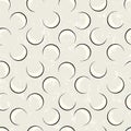 Seamless abstract background pattern, with circles, semicircles, paint strokes and splashes