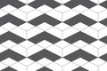 Seamless, abstract background pattern made with arrow / chevron shaped geometric forms.