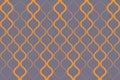 Seamless, abstract background pattern made with curvy yellow colored lines