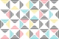 Seamless abstract background pattern made with lines forming triangles. Royalty Free Stock Photo