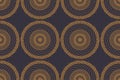 Seamless, abstract background pattern made with repeated curvy lines forming circles Royalty Free Stock Photo