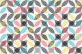 Seamless abstract background pattern made with transparent, colorful ellipses