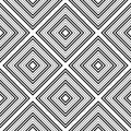 Seamless abstract background with rhombuses. Checkered infinity geometric pattern. Royalty Free Stock Photo