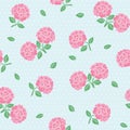 Seamless abstract background with pinck roses